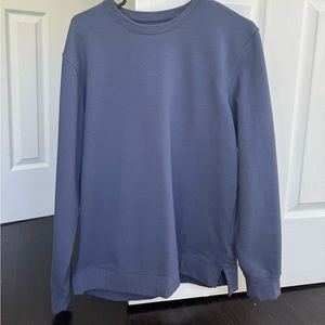Men’s Crew Neck Split Hem Sweatshirt